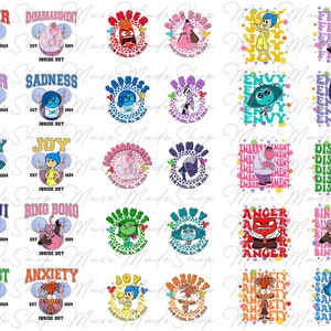 Pack 30 Cartoon Emotionen Png, Es ist in Ordnung, alle Gefühle Png zu fühlen, Geistige Gesundheit Angelegenheit Png, Cartoon Png, Zeichentrickfiguren Png, Wut, Freude