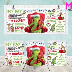 Christmas Mug Wrap, Christmas 11oz & 15oz Mug Template, 11oz Mug Png, 15oz Mug Png, Coffee Mugs Png, Mug Press Sublimation Wrap