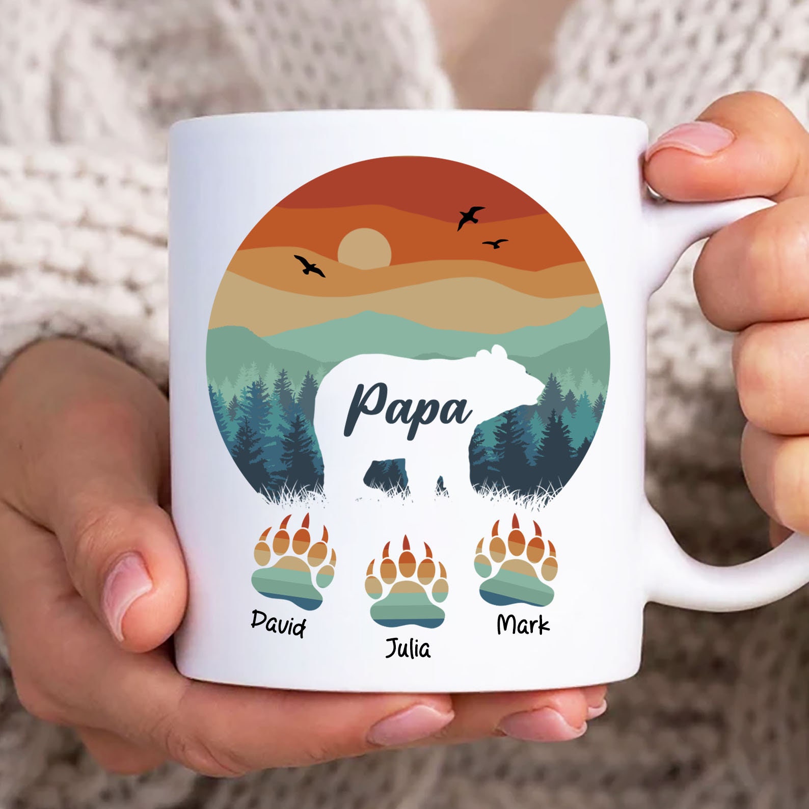 Personalisierte Papa Tasse Zum Vatertag - Bester Schwimmer Schwimmerin Tasse