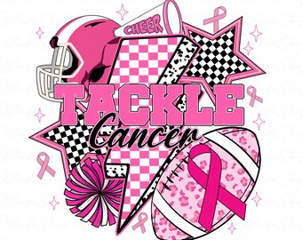 Football Pink Out png, Breast Cancer Football Png, Breast Cancer Awareness, Pink Coquette Football png, Football Mom png, Tackle Cancer Png