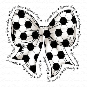 Soccer Game Day Png, Soccer Png, Coquette Soccer Png, Soccer Mama Png, Soccer Mom Png, Soccer Coquette Bow Png, Happy Mother&#39;s Day Png