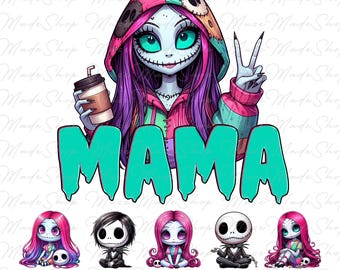 Png personalizzato per mamma di Halloween, Png per mamma spettrale, Png per mamma horror, Png per mamma Halloween, Png per Halloween, Png per stagione spettrale, Png per mamma horror
