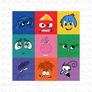 Friends Cartoon Emotions Png, It’s Okay to Feel All the Feels Png, Mental Health Matter Png, Cartoon Png, Cartoon Characters Png, Anger, Joy