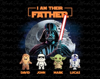 Benutzerdefinierte Ich bin ihr Vater Png, Super Dad Png, Papa Png, Vatertag Png, Vater Png, Geschenk für Papa Png, Vatertagsgeschenk Png