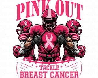 Football Pink Out png, Breast Cancer Football Png, Breast Cancer Awareness, Pink Coquette Football, Football Mom png, Tackle Breast Cancer