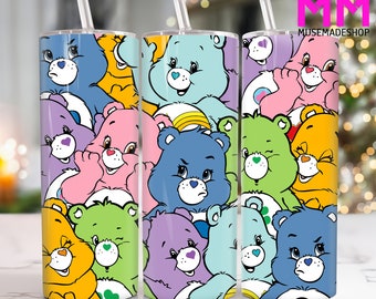 Cartoon 20 oz Skinny Tumbler Png, Cartoon Characters 20oz Tumbler Png, Movies Characters Straight and Taper Tumbler Wrap, 20oz Tumbler Wrap
