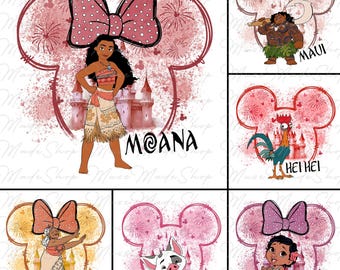 Cartoon Princess Png, Princess Vacation Png, Magic Kingdom Png, Family Vacation Png, Family Trip, Princess and Friends Png, Vacay Mode Png
