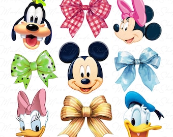 Mouse and Friends Coquette Bow Png, Family Vacation Png, Mouse And Friends Png, Family Vacay Png, Family Trip Png, Vacay Mode Png, Mouse Bow