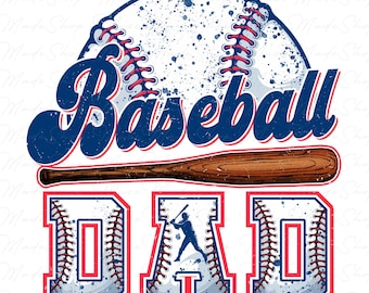 Retro Baseball Dad Png, Fathers Day Shirt Png, Dad Png, Father's Day Png, Father Png, Gift for Dad Png, Fathers Day Gift Png, Baseball Daddy