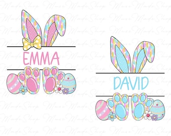Boy And Girl Easter Day Custom Kid Name Png, Camo Bunny Easter Png, Easter Kids Png, Custom Easter Png, Easter Vibes Png, Easter Bunny Png