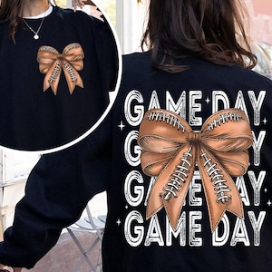Coquette Football png, Football Bow png, Football mom png, Football png, Game Day Png, Football Season Png, Fall Football Png, Sports png