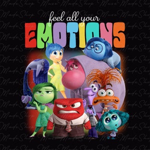 Friends Cartoon Emotions Png, It’s Okay to Feel All the Feels Png, Mental Health Matter Png, Cartoon Png, Cartoon Characters Png, Anger, Joy