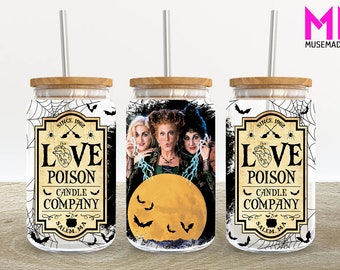 Horror Charaktere 16 Unzen Glasdosenverpackung, Halloween 16 Unzen Glasdose Png, 16 Unzen Libbey Glasdosenverpackung, 16 Unzen Becherverpackung Png, Sublimationsdesign