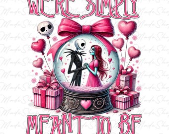 Nightmare Valentine Couple Png, We’re Simply Meant To Be Png, Valentine Movie Couple Png, Horror Movies Character Png, Valentine Png