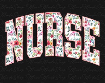 Kokette Bogen Krankenschwester Png, Krankenschwester Png, Krankenschwester Sublimationsdesign Png, Krankenschwester Png, Krankenschwester Blumen Png, Blumen Krankenschwester Kokette Png, Krankenschwester Png
