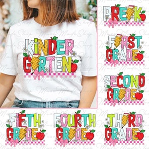 Retro Back to School Png, First Day of School Png, Retro Teacher Png, Team Grade Png, Teacher Appreciation, Teacher Life Png, Teacher Png