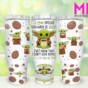 Cartoon Characters 40oz Tumbler Png, Cartoon Coffee Tumbler 40oz Png, Cartoon 40oz Tumbler Wrap, Cartoon 40oz Quencher Tumbler