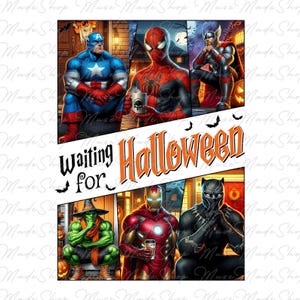 Waiting for Halloween Like Png, Horror Characters Png, Horror Killers Png, Halloween Png, Retro Halloween Png, Scary Movies Png,Digital File