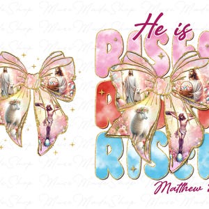 He is Risen Png, Happy Easter Png, Easter Jesus Png, Retro Easter Png,  Easter Coquette Png, Easter Bunny Png, Christian Easter Png