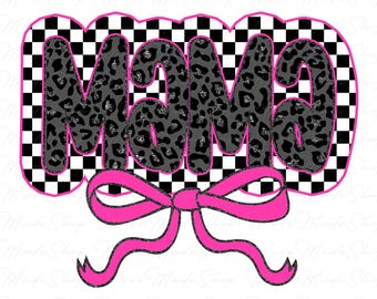 Pink Glitter Mama Coquette Png, Leopard Mama Png, Retro Mama png, Pink Mama Png, Mom Life Png, Mothers Day Png, Mothers Day Gift, Mama Bow