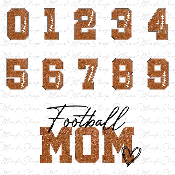 Bundle Custom Football Mom Png, Football mom png, Glitter Football png, Game Day Png, Football Mama png, Football Season Png, Sports png
