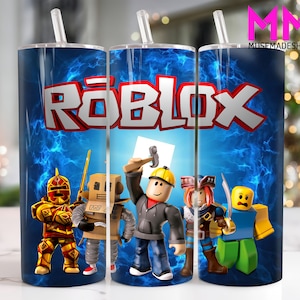 Game 20 oz Skinny Tumbler Png, Cartoon Characters 20oz Tumbler Png, Game Characters Straight and Taper Tumbler Wrap