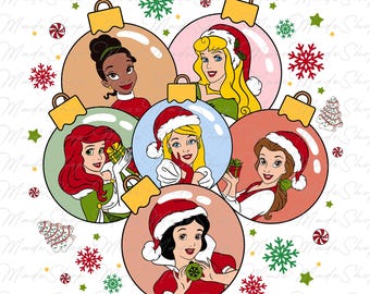Christmas Princess Character Png, Cute Princess Png, Pink Christmas Shirt Png, Holiday Png, Christmas Movie Characters Png, Digital File