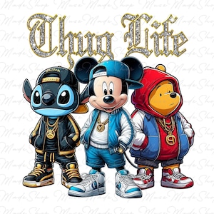 Thug Life Cartoon Movie Png, Friends Characters Png, Cartoon Movie Png, Scary Png, Hot Halloween Png, Friend Halloween Png, Digital File