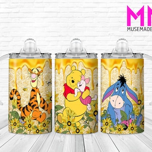 Cartoon Sippy Cup Png, Cartoon Characters Sippy Cup Wrap, Movies Characters 12oz Sippy Cup Wrap, Kids Sippy Cup Wrap Png Sublimation Designs