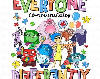 Ognuno comunica in modo diverso Png, Insegnante di autismo Png, Consapevolezza sull'autismo Png, Mamma di un bambino autistico Png, Mese dell'autismo Png, Cartone animato emotivo sull'autismo Png