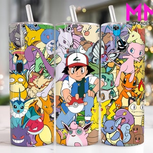 Cartoon Characters 20 oz Skinny Tumbler Png, Cartoon 20oz Tumbler Png, Movies Characters  Straight and Taper Tumbler Wrap