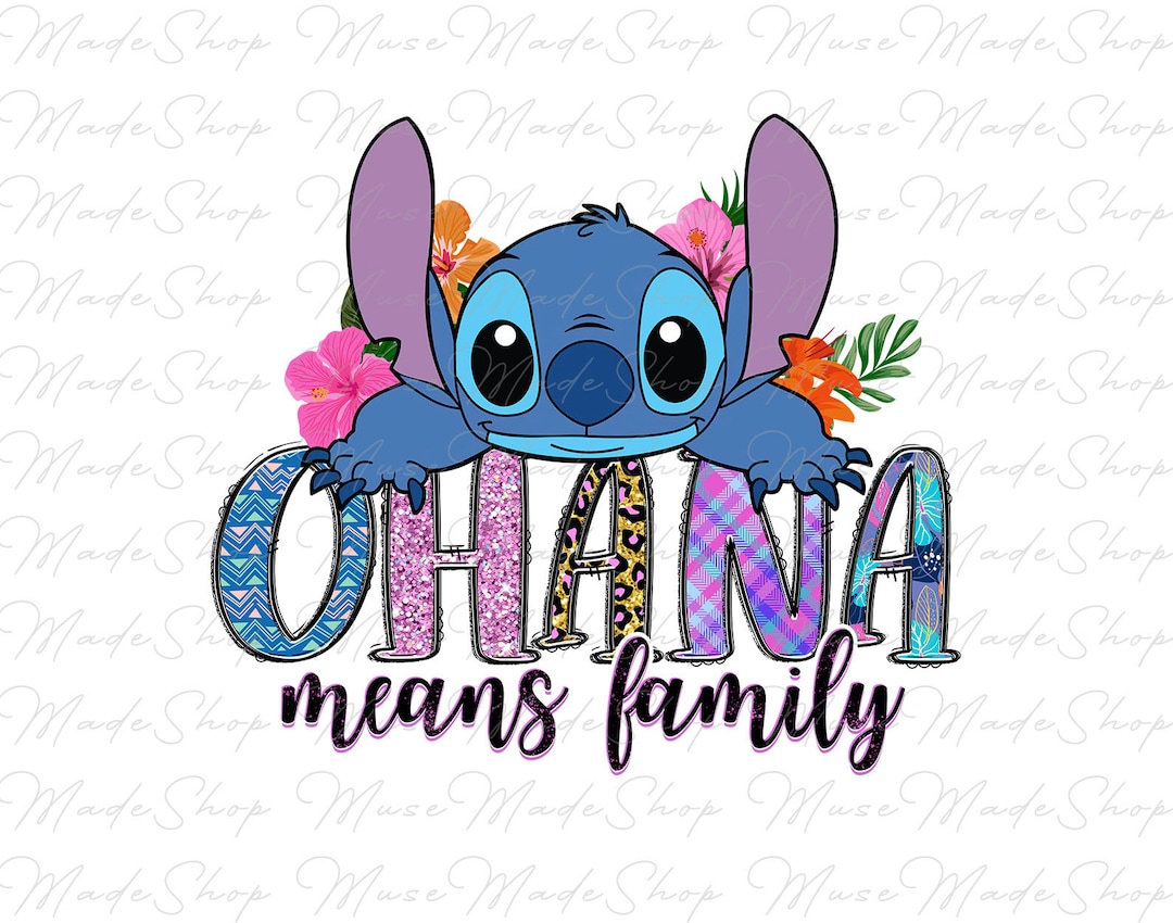 Ohana Means Family Png, Cartoon Characters Png, Cartoon Png