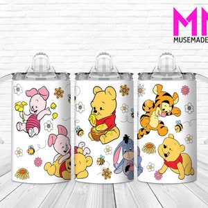 Cartoon Sippy Cup Png, Cartoon Characters Sippy Cup Wrap, Movies Characters 12oz Sippy Cup Wrap, Kids Sippy Cup Wrap Png Sublimation Designs