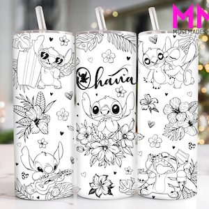 Cartoon Characters 20 oz Skinny Tumbler Png, Cartoon Couple 20oz Tumbler Png, Cartoon Valentines Straight and Taper Tumbler Wrap