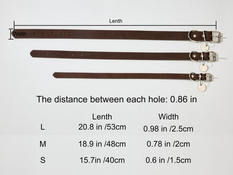 Custom Leather Dog Tag Collar ID Holder Handmade Etsy