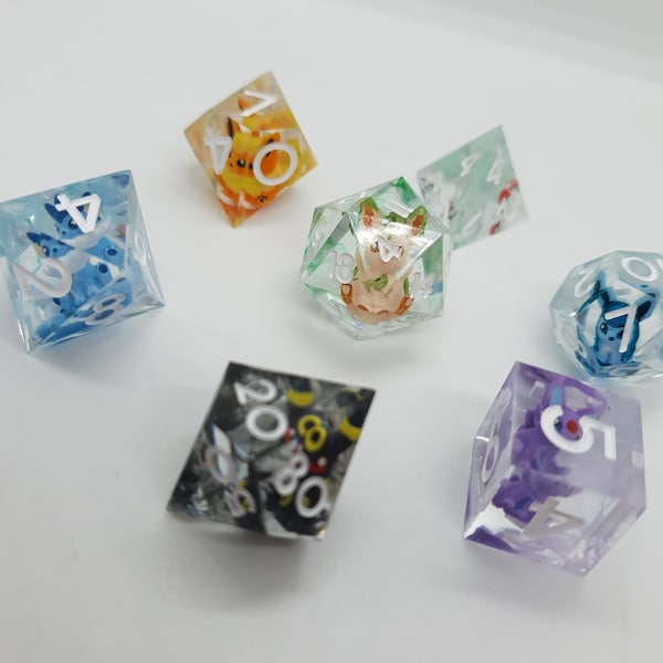 Eeveelutions 3D Dice Set