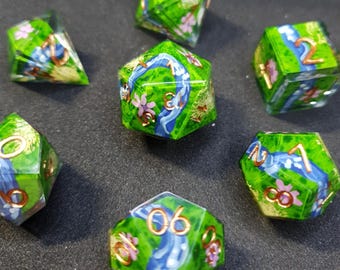 Sharp Edged Dice Set - Customised