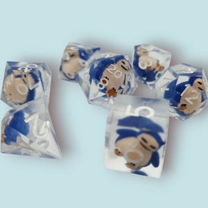 Commissie voor Snorlax-dobbelstenen met scherpe randen