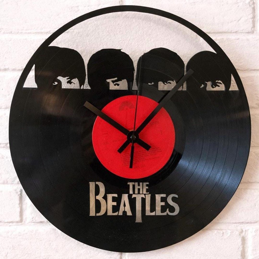 Handmade Vinyl LP Wall Clock – Music Decor – Upcycled Record Clock ...