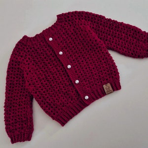 Cardigan children. Cardigan baby. Size 80
