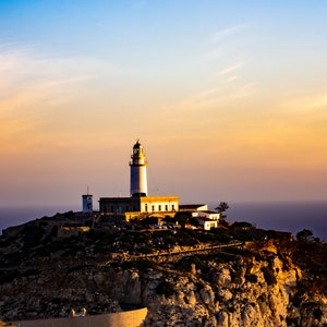 Mallorca Lighthouse | Far de Formentor Photo | Cap de Formentor Photo | Spain Coastal Motif | Printable Wall Art | Photo Art