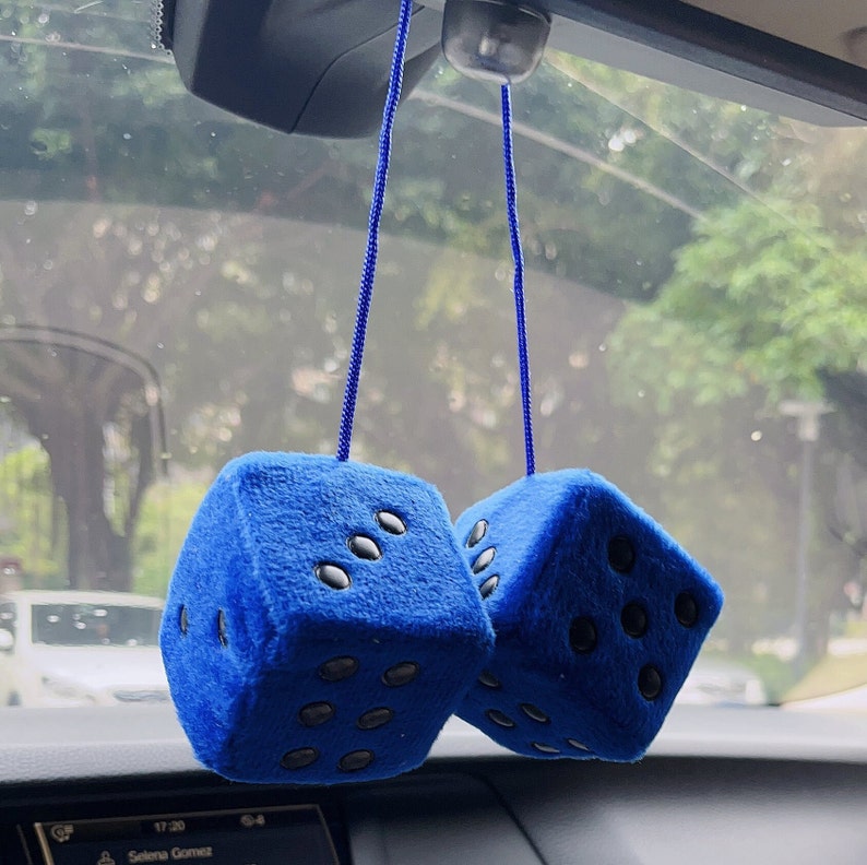 Car Rear View Mirror Dice Charm Cute Charms for Car Etsy