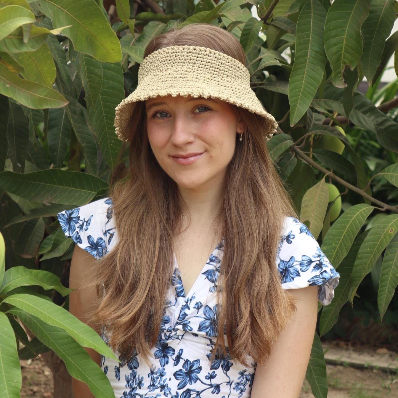 Crochet Sun Hat Pattern | Crownless Visor (PDF Pattern) - Etsy