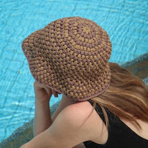 CROCHET PATTERN | Bucket Hat One | Crochet Bucket Hat, Crochet Sun Hat, Crochet Hat | PDF Pattern