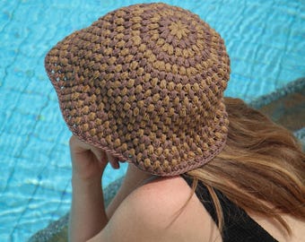 GEHAAKT PATROON | Bucket Hat One | Gehaakte vissershoed, gehaakte zonnehoed, gehaakte muts | Pdf-patroon