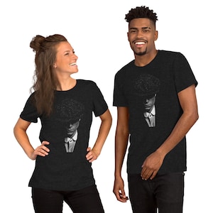 Tommy Shelby B/W Peaky Blinders T-Shirt Unisex - 100% Cotton | Thomas Shelby, Shelby Company Limited, Arthur Shelby, Cillian Murphy