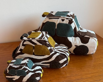 Autovormige opbergtas voor speelgoedauto's - 3 maten | Digitaal naaipatroon