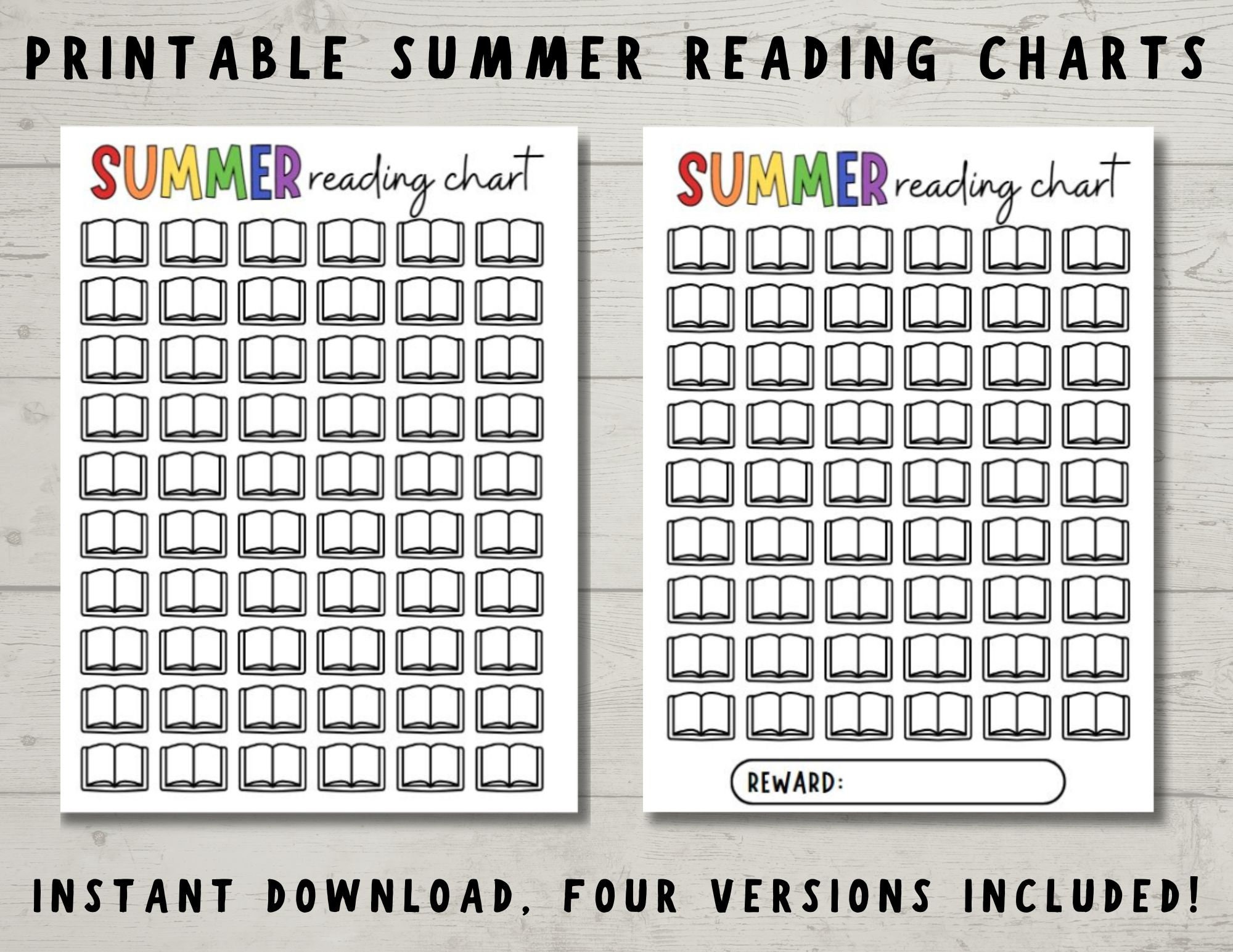 Free Printable Summer Reading Chart