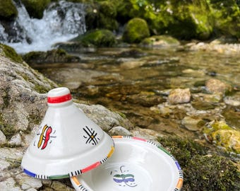 Mini Decorative Hand Painted Ceramic Tajine