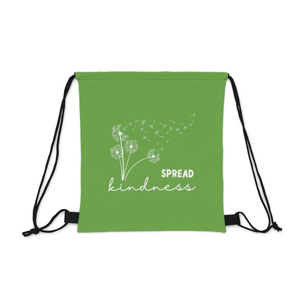 Kindness Outdoor Drawstring Bag be kind bag for her kindness bag rucksack